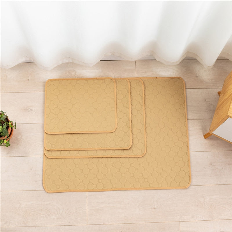 Dog Training Pad Washable Pet Pee Mat Super Absorbent Non-Slip Puppy Crate Mat Reusable Incontinence Pads for Dogs Cats Rabbit