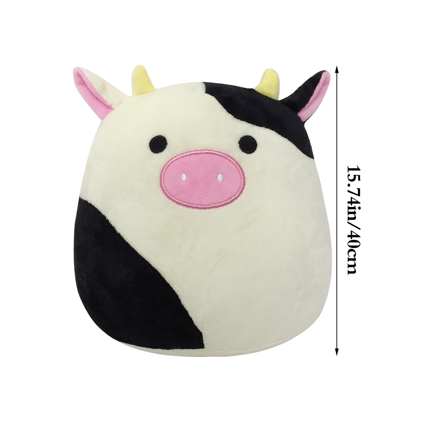 40/20cm Squishmallowed Plush Toys Kawaii Cows Dinosaur Frog Stuffed Animal Baby Dolls Soft Pillow Children Girls Christmas Gifts