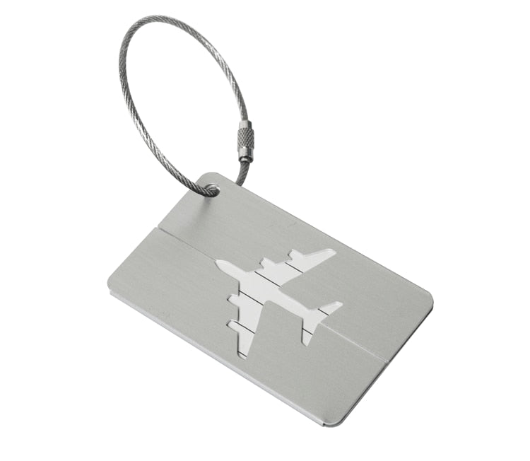 Fashion Metal Travel Luggage Tags Baggage Name Tags Suitcase Address Label Holder Aluminium Alloy Luggage Tag Travel Accessories