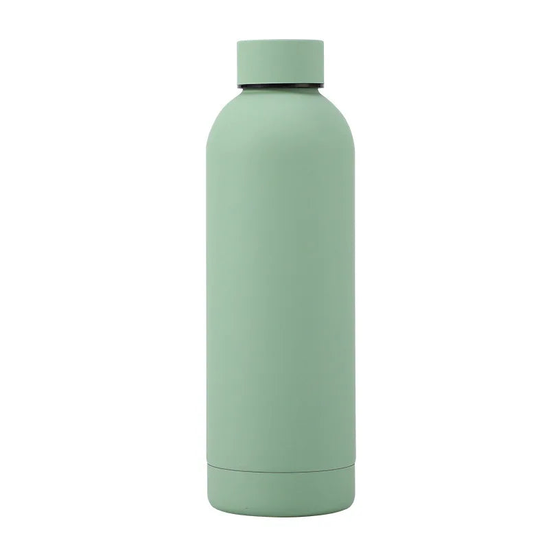 Double wall custom stainless steel cup insulated drink bottle tumbler 500ml thermos water bottle