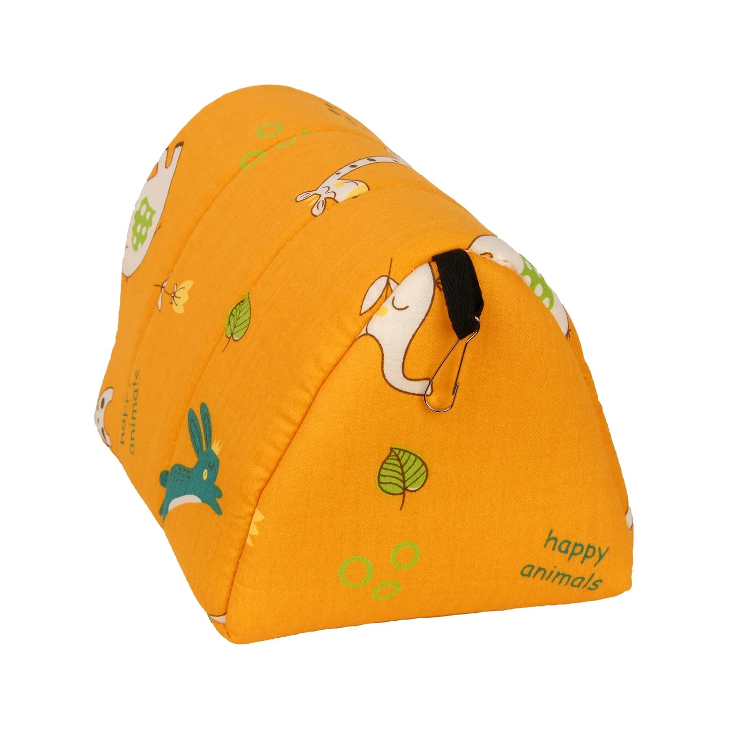 1pc Cute Print Bird Bed Mini Cage Rabbit Squirrel Mat Guinea Pig Nest Hamster House Small Animal Sleeping Bed Pet Hanging Cage