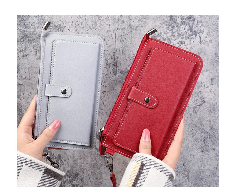 Hello Kitty Women Wallets PU Leather Female Purse Multi-Cards Holder Coin Foldable Wallet Zipper Billfold Hipster Credit Gift