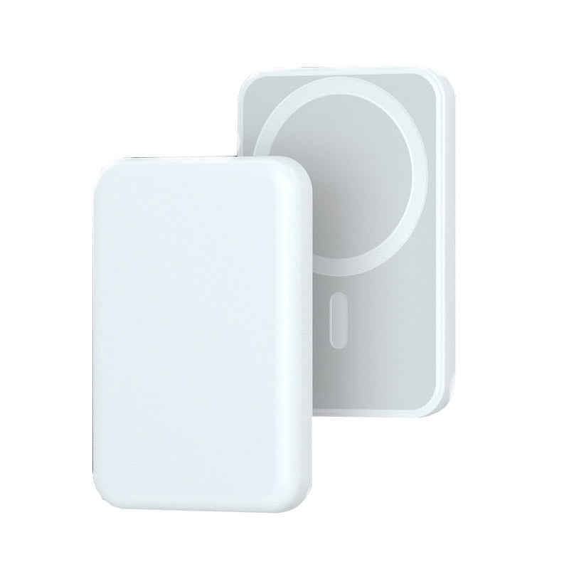 Portable Wireless Charger Macsafe Auxiliary Spare External Magnetic Battery Pack Power Bank For iphone 12 13 14Pro Max Powerbank