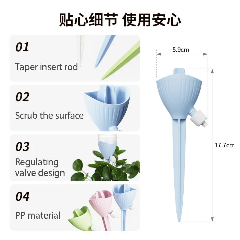 New Flower Watering Device Dripper Automatic Watering Adjustable Flow Rate Watering Flower Irrigator Water Seepage Device