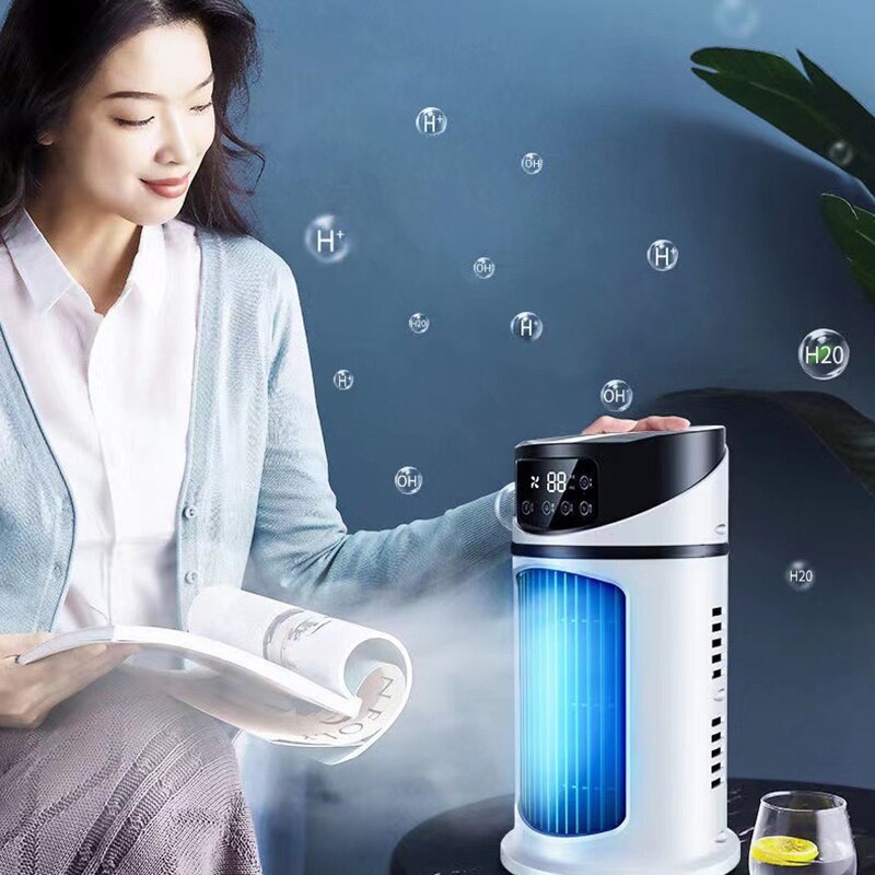 Mini Air Conditioner Fan Air Cooler Fan Water Cooling Fan Portable Mobile Air Conditioner Cooling Fan