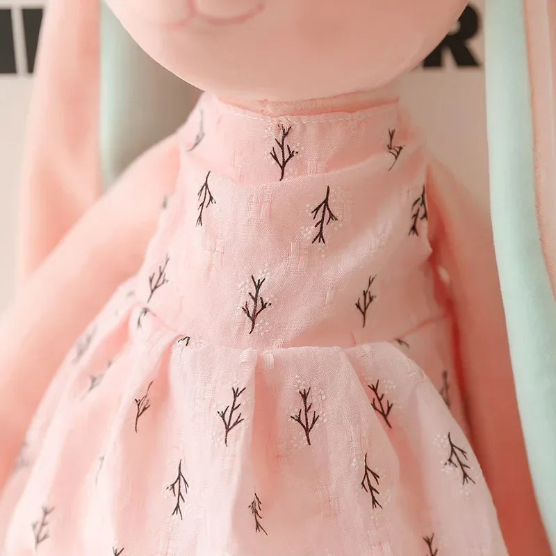 KAWASIMAYA Long Ear Rabbit Plush Toys Baby Sleep Comfort Dolls Stuffed Soft Animal Toys Lovely Rabbit for Children Girls 35CM