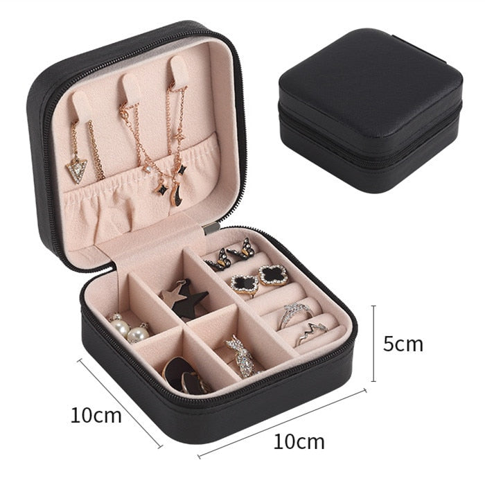 Caja organizadora de joyería para mujer, estuche de almacenamiento de maquillaje, joyería a granel, regalos para invitados de boda, suministros de accesorios para mamá, venta al por mayor