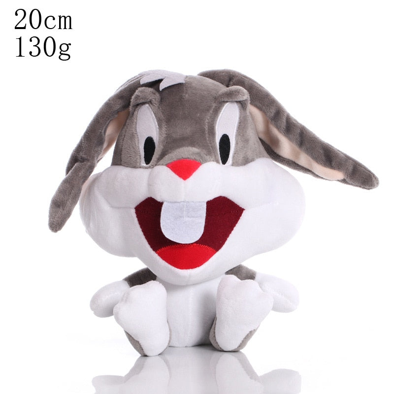 Disney Warner Cartoon Bugs Duffy Duck Tweety Cyclone Dog and Bunny Rabbit Plush Toy Figure Stuffed Doll Toys Children's Gifts