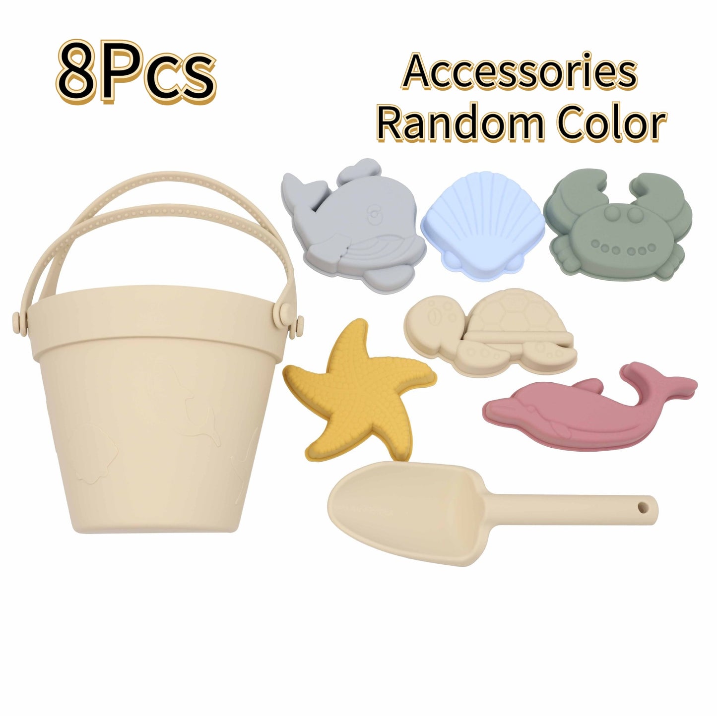 Summer Beach Toy for Kids Soft Silicone Sandbox Set Beach Game Toy for Send Children Beach Play Sand Water Play Tools beach cart
