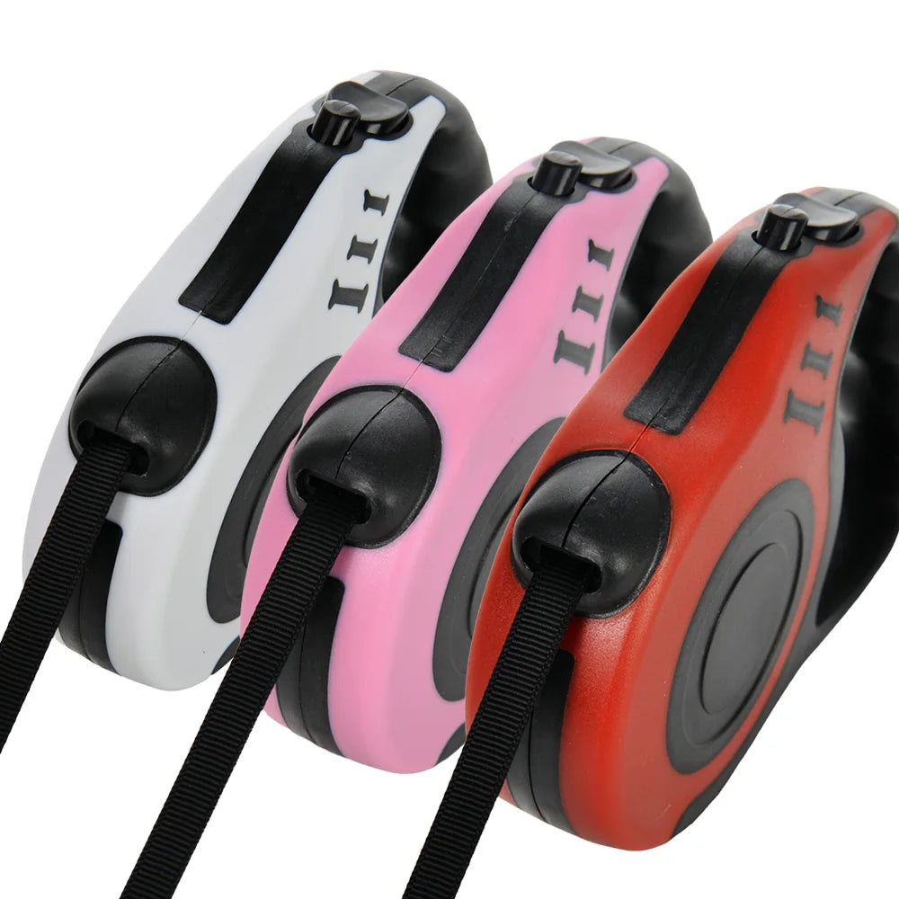 3 Meters 5 Meter Retractable Pet Dog Leash for Small Big Dogs Hiking Walking Traction Rope French Bulldog Chihuahua Accessories