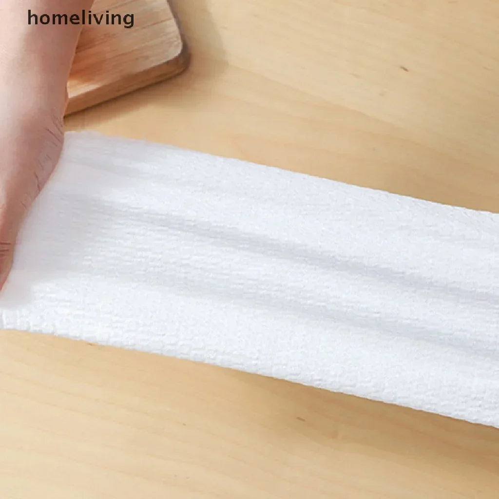 500/50pcs Kitchen Disposable Rags Reusable Non-Woven Cleaning Cloths Washing Dishcloths Rag Cloth Towels Scouring Pads Wholesale