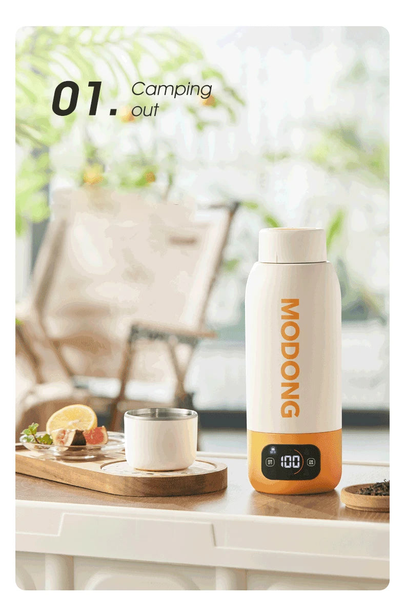 100-240V Electric Kettle 600ML Portable Heating Cup Multifunction Boiled Water Pot Smart Teapot Adjustable Temperature Kettles