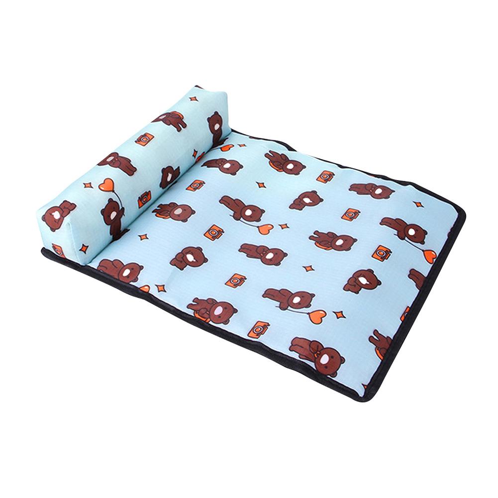 New Pet Cooling Mat Dog Pillow Pad Summer Dogs Cats Ice Silk Cooling Blanket Cushion Pet Sofa Kitten Puppy Supplies