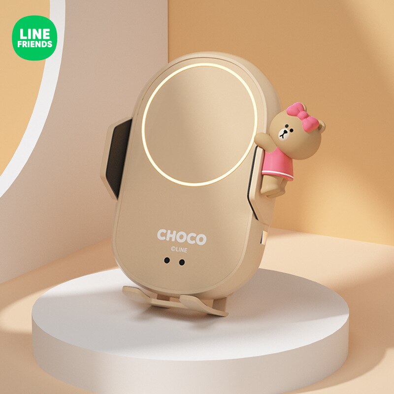 Sanrio Car Phone Holder Hello Kittys Accessories Kawaii Anime Car Wireless Charger Navigation Support Bracket Toys Girls Gift