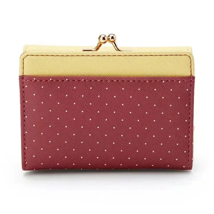 Sanrio Hello Kitty Bag Kawaii Cinnamoroll My Melody Kuromi Casual Fashion PU Leather Wallet Cute Folding Light Card Bag New 2024