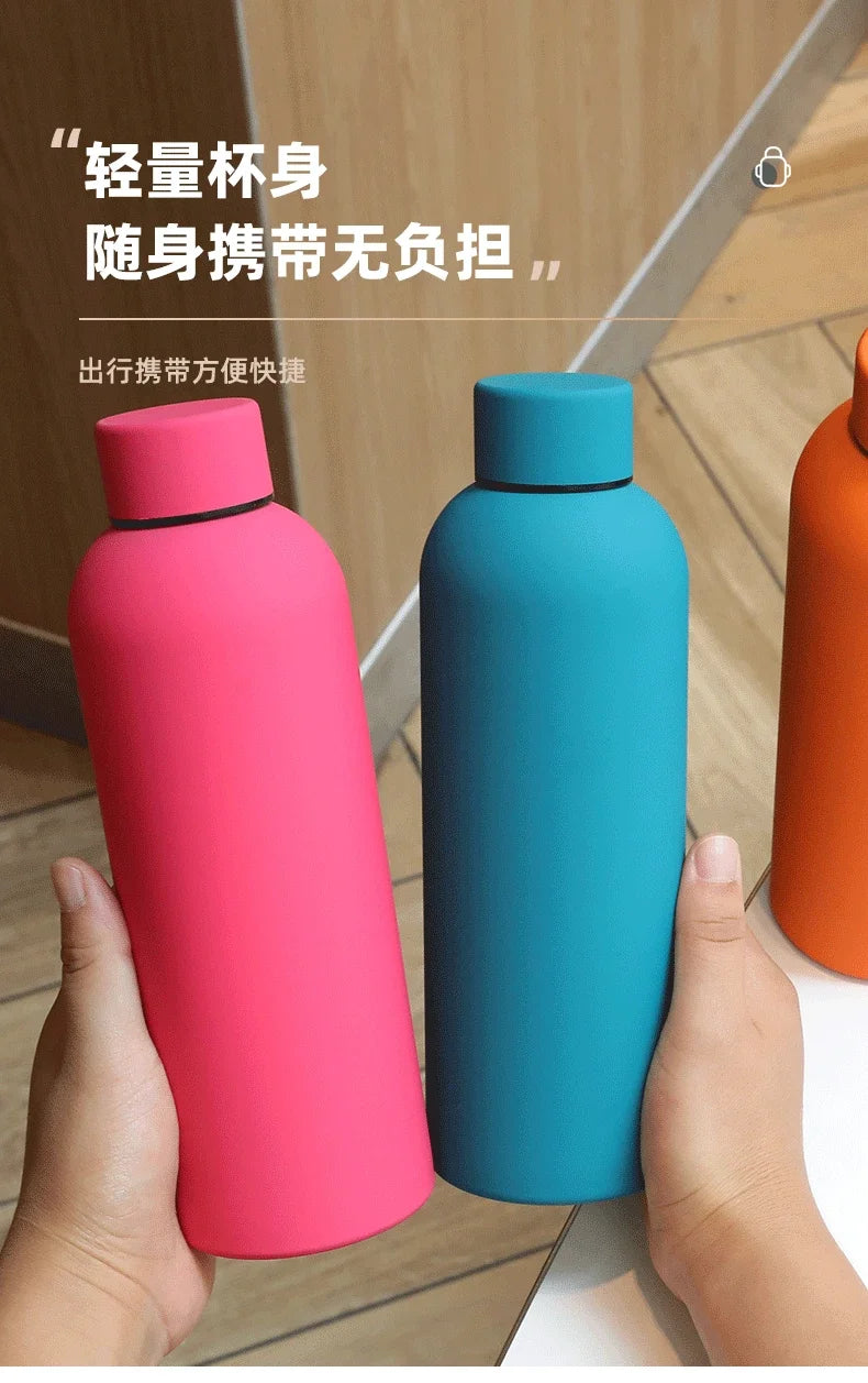 Sanrio 500 ML Thermos Mug Hello Kitty Cartoon 304 Stainless Steel Portable Water Cup Travel Water Bottle Kawaii Cups Kids Gifts