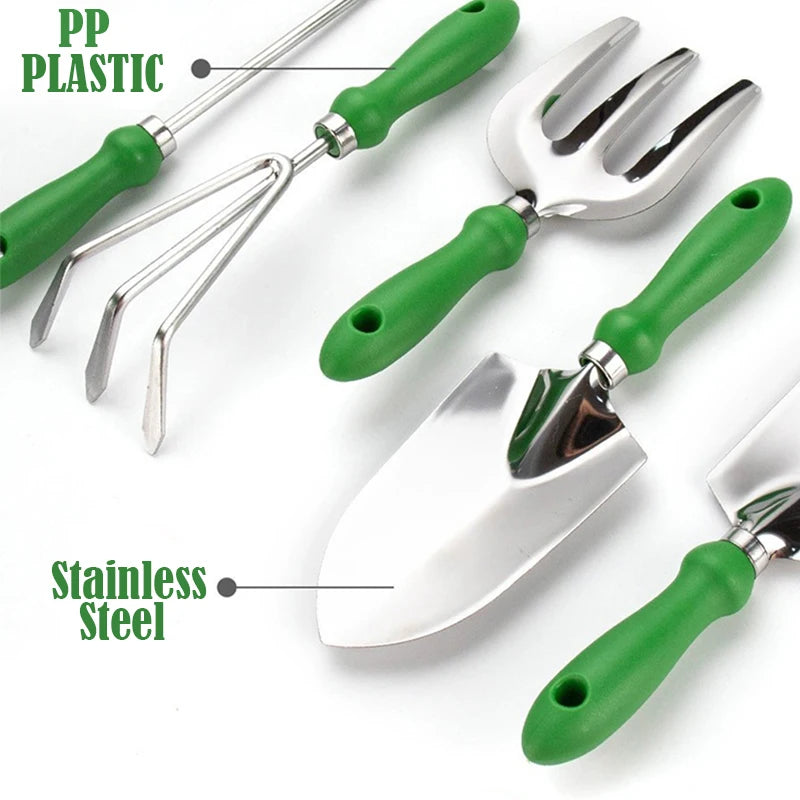 Pruning Shears Scissors Garden Tool Set Duty Aluminum Weeder Gardening Hand Tools Kit Transplanter Ergonomic Handle