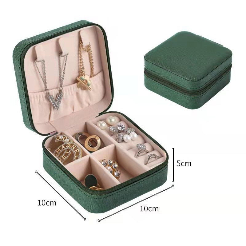 Caja organizadora de joyería para mujer, estuche de almacenamiento de maquillaje, joyería a granel, regalos para invitados de boda, suministros de accesorios para mamá, venta al por mayor