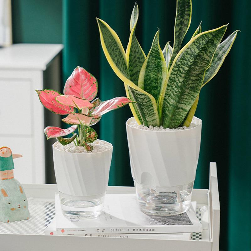 Self Watering Flower Pot Indoor Plant Pots Pots For Indoor Plants Wicking Pots Modern Decorative Planter Pot For House Plants