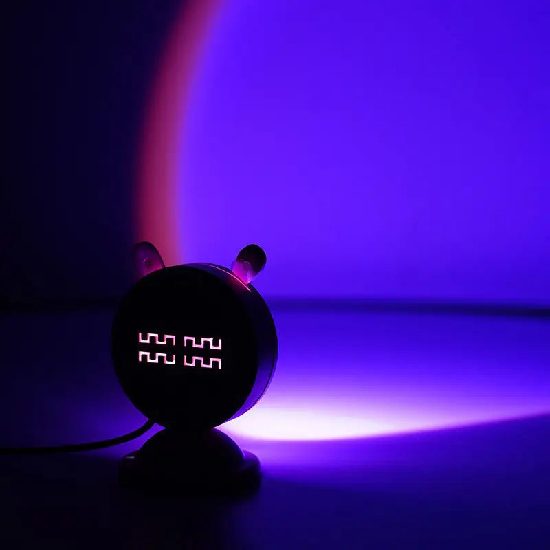 LTOON Mini sunset light net red sunset light floor-to-ceiling photo projection dusk warm light dawn dawn light USB night light