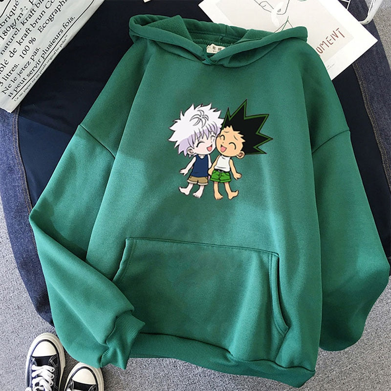 Japanese Hot Hunter x Hunter cartoon anime hoodie 2020 winter women Harajuku fashion pullovers long sleeve top sweatshirt women