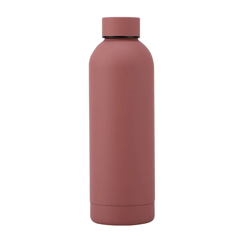 Double wall custom stainless steel cup insulated drink bottle tumbler 500ml thermos water bottle