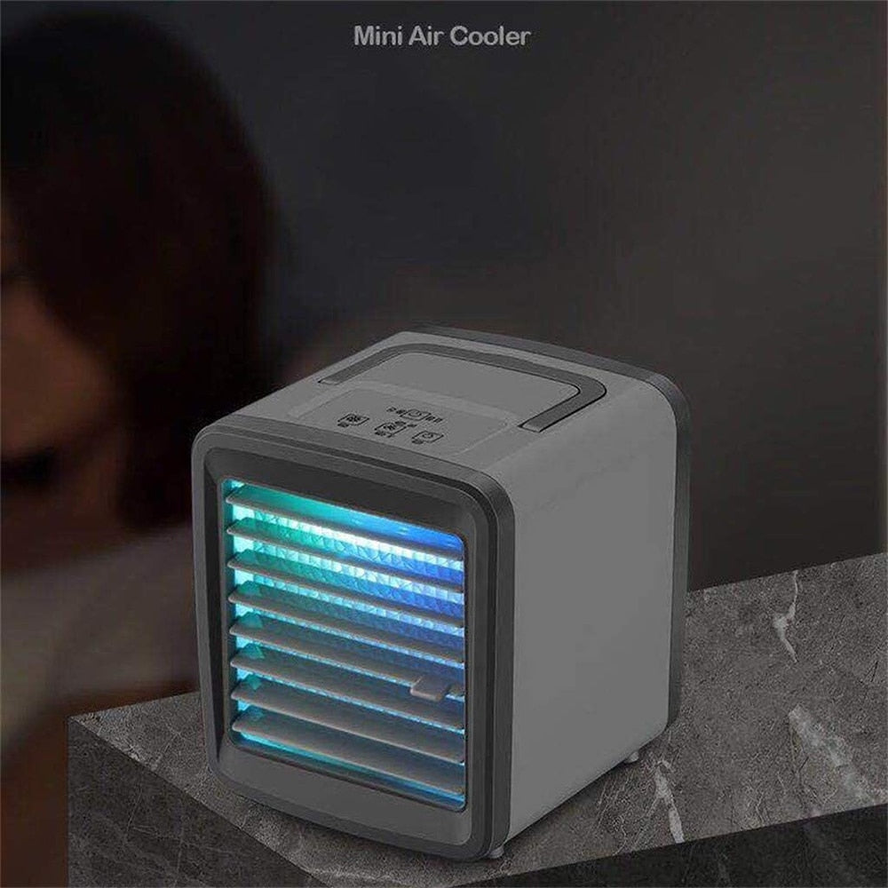 Air Cooler Portable Mini Air Conditioning USB Air Cooler Fan Humidifier Water Cooled Air Cooling Fan For Office Bedroom 2023 NEW