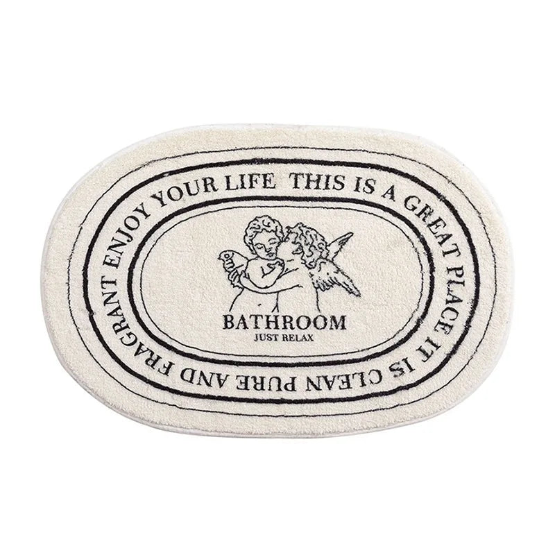 Non-Slip Bath Mat Floral Doormat Absorbent Carpets Entrance Rug Balcony Floor Mats Living Room Bathroom kitchen decor plush Rugs