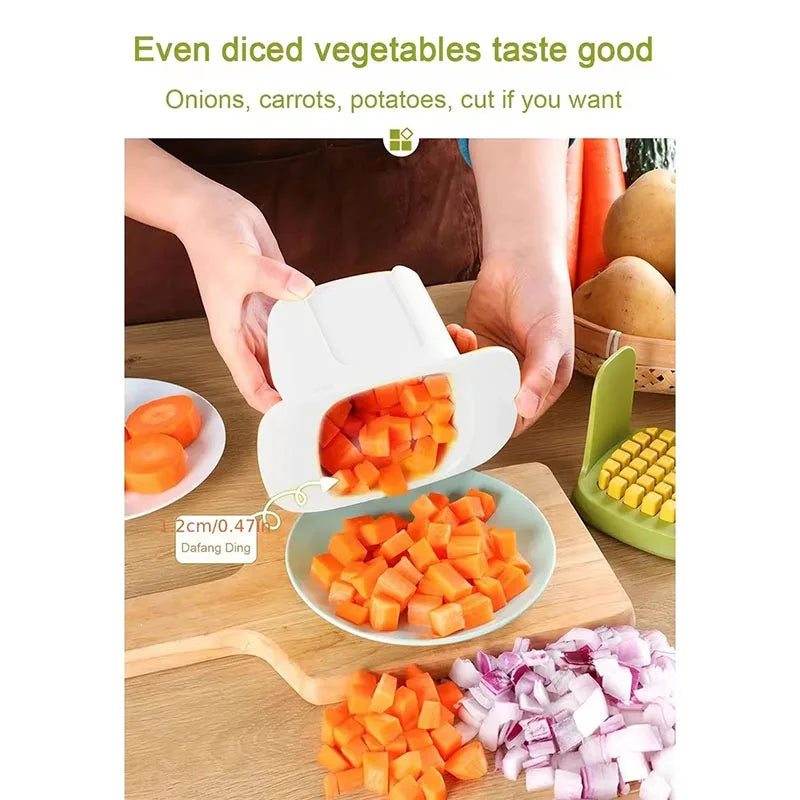 Multifunctional Vegetable Chopper Onion Dicing Artifact French Fries Slicer Kitchen Gadget Cucumber Potato Slicer Kitchen Tools