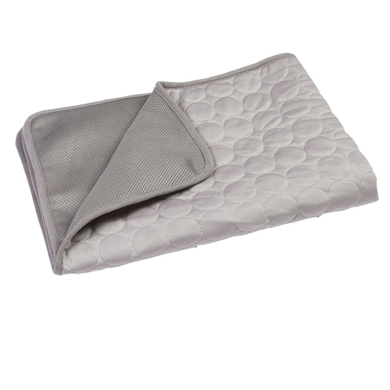 Dog Mat Cooling Summer Pad Pet Ice Pad For Dogs Cat Blanket Sofa Breathable Bed Summer Washable For Small Dogs Pet Supplies