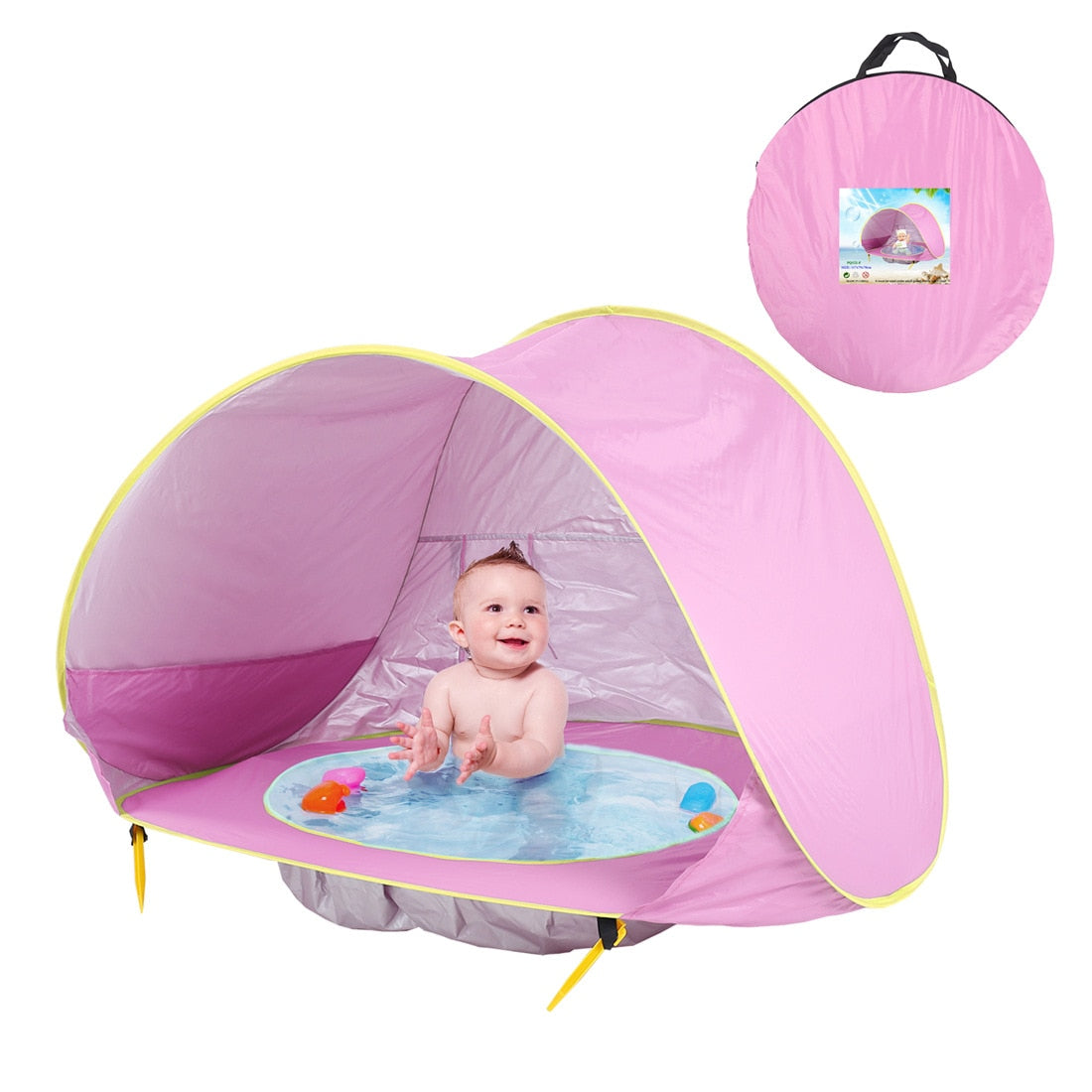 Baby Beach Tent Children Waterproof Pop Up sun Awning Tent UV-protecting Sunshelter with Pool Kid Outdoor Camping Sunshade Beach