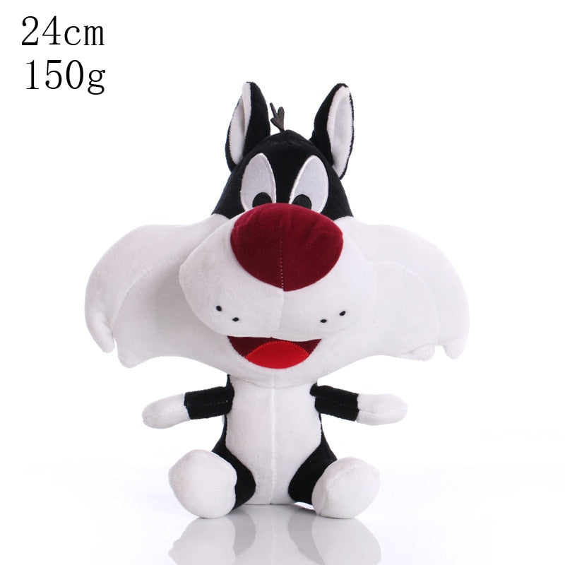 Disney Warner Cartoon Bugs Duffy Duck Tweety Cyclone Dog and Bunny Rabbit Plush Toy Figure Stuffed Doll Toys Children's Gifts