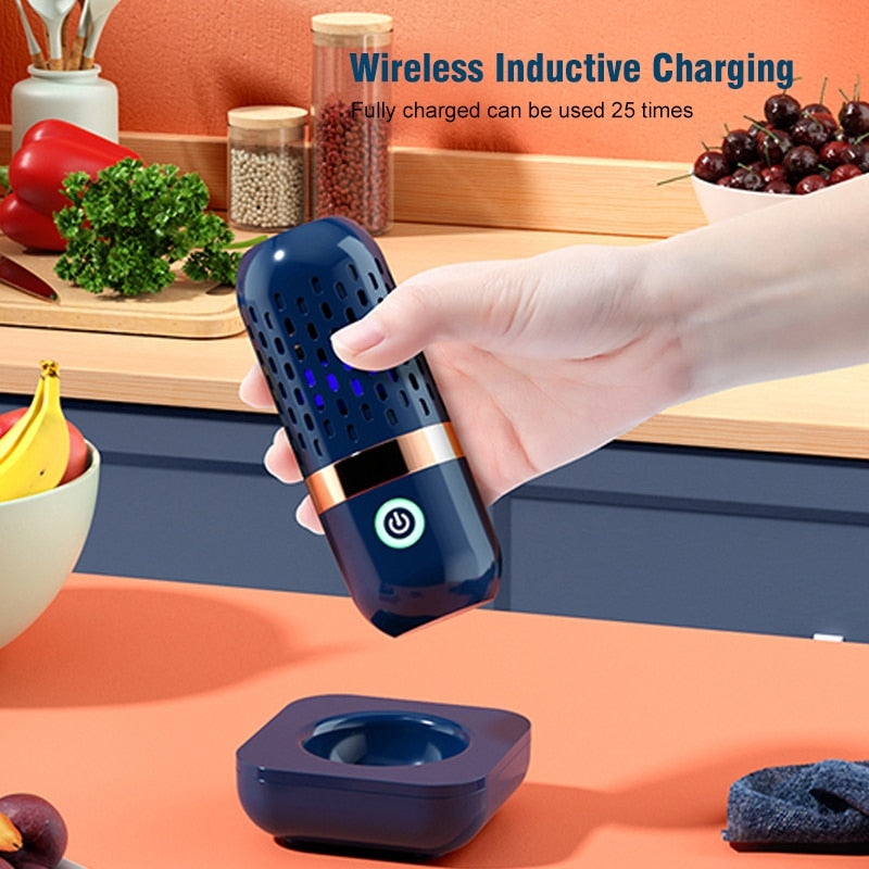 Mini Fruit Cleaner Fruit Vegetable Ultrasonic Washing Machine Multifunctional Food Washing Machine Wireless Fruit Food Purifier