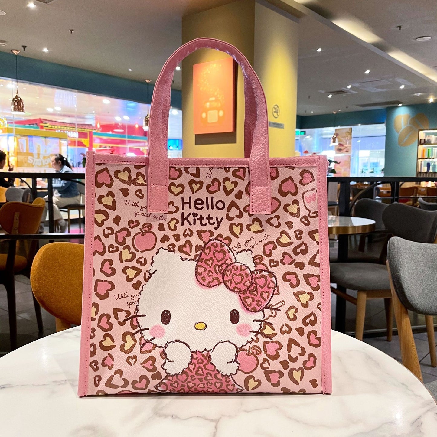 New Kawaii Cartoon Anime Sanrio Casual Tote Bag Shoulder Bag Cute Hello Kitty Large Capacity Storage Bag Shoulder Bag Girl Gift