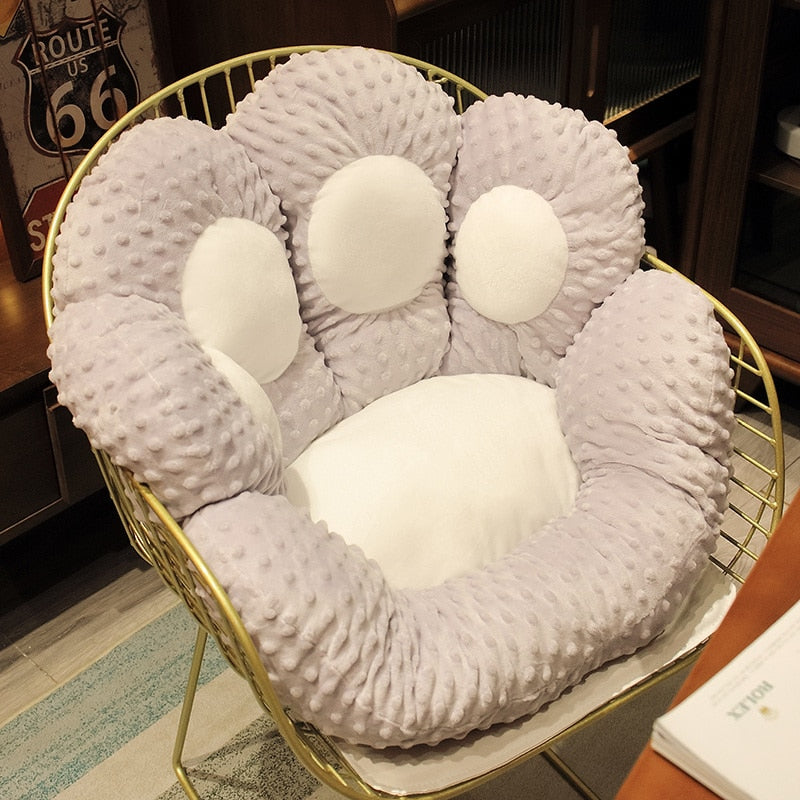 2 Sizes INS Bear&Cat Paw Pillow Animal Seat Cushion Stuffed Plush Sofa Indoor Floor Home Chair Decor Winter Children Girls Gift