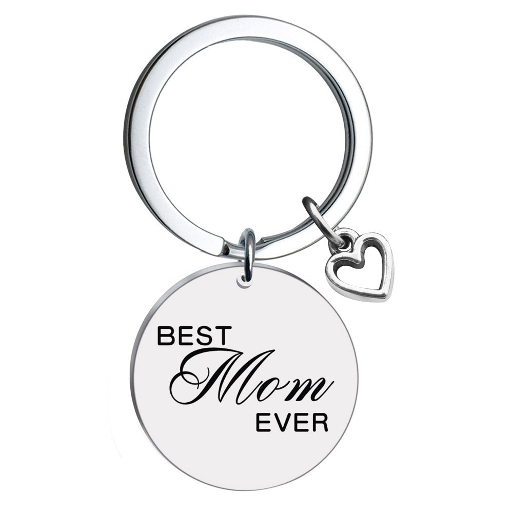 Stainless Steel Keychain Heart-shaped Keychain