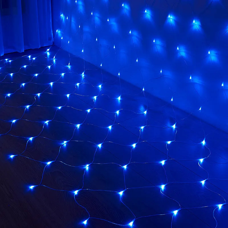 4mx6M 2x3M Led Net String Lights Street Garlands Christmas Decorations Outdoor New Year Wedding Party Decor Fairy Garden Decor