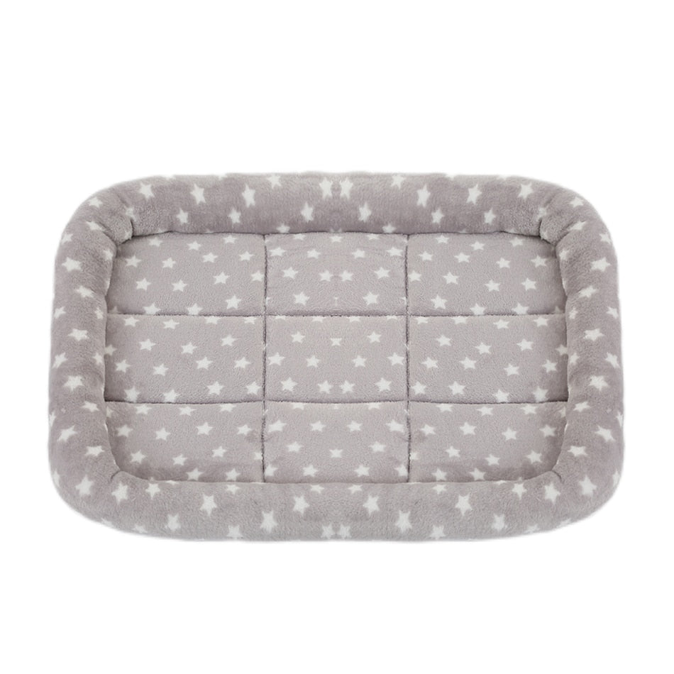 Soft Plush Square Dog Bed Mat Beds for Dogs Cat Small Medium Large Pet Sleep Calming Pad Cat Dog Bed Cushion Pet Supplies