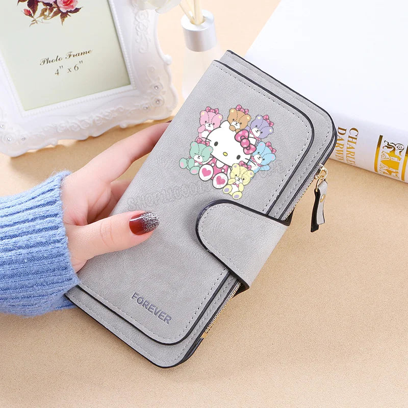 Hello Kitty Wallet Women Wallets Card Wallet Coin Wallet Women Bags for Women Purse ID Wallets Female Coin Purse Birthday Gift