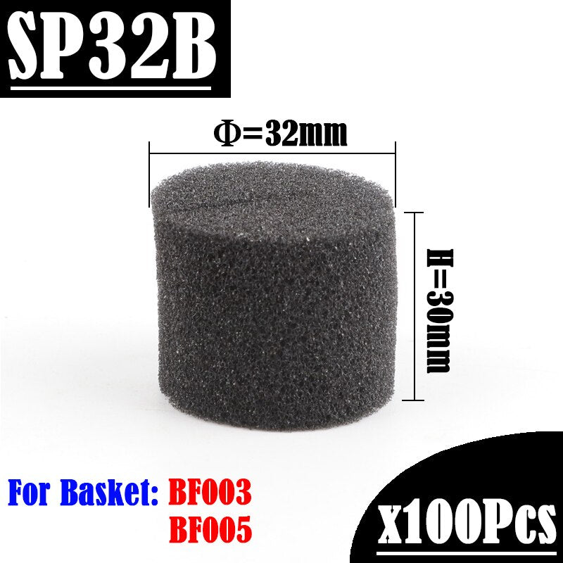 20/100Pcs Black Hydroponic Sponge Garden Vegetable Soilless Cultivation Growing Media Sponge Hydroponic Baskets Planting Sponge