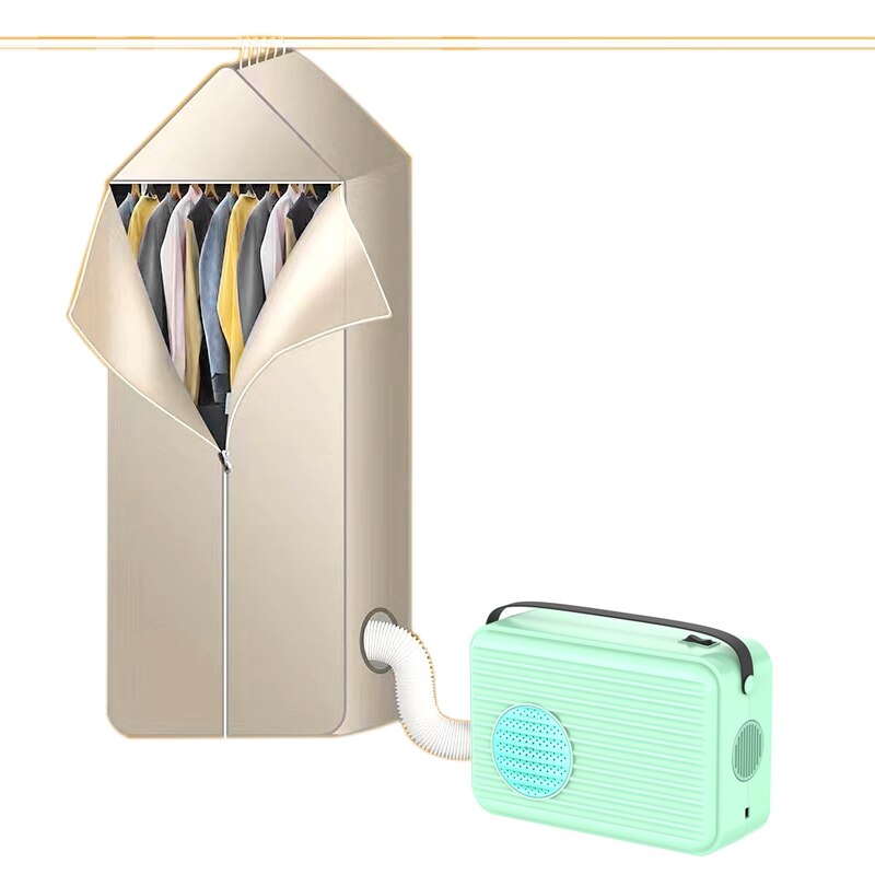 DMWD Electric Shoes Clothes Dryer Hot Air Fan Heater Bed Warmer Garment Baking Wardrobe Dehydrator Dehumidifier Pet Hair Blower