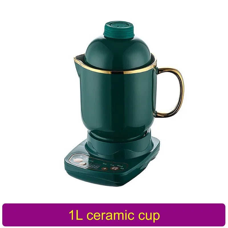 110V/220V Health Cup Home Electric Kettle Heating Cup Office Tea Maker 9.5h Appointment Electric Stew Cup Auto Keep Warm 600ml