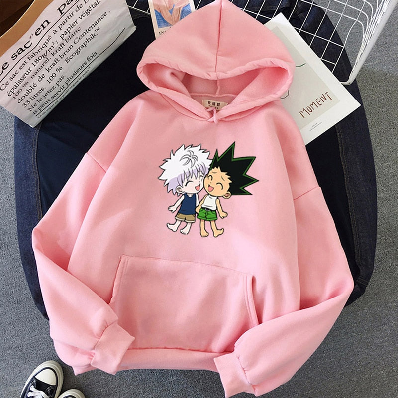 Japanese Hot Hunter x Hunter cartoon anime hoodie 2020 winter women Harajuku fashion pullovers long sleeve top sweatshirt women