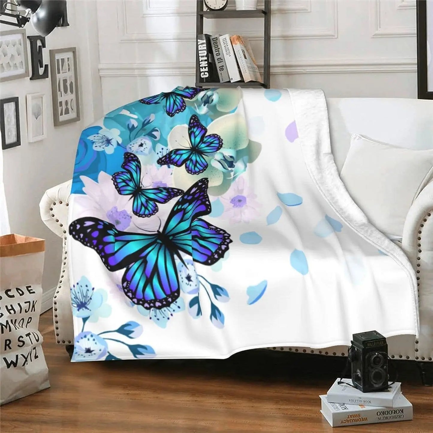 Noedic Style Thick Bed Blanket Layer New Winter Lamb Fleece Blanket Home Warm Sherpa Soft Sofa Cover Throw Flannel Blanket Mats