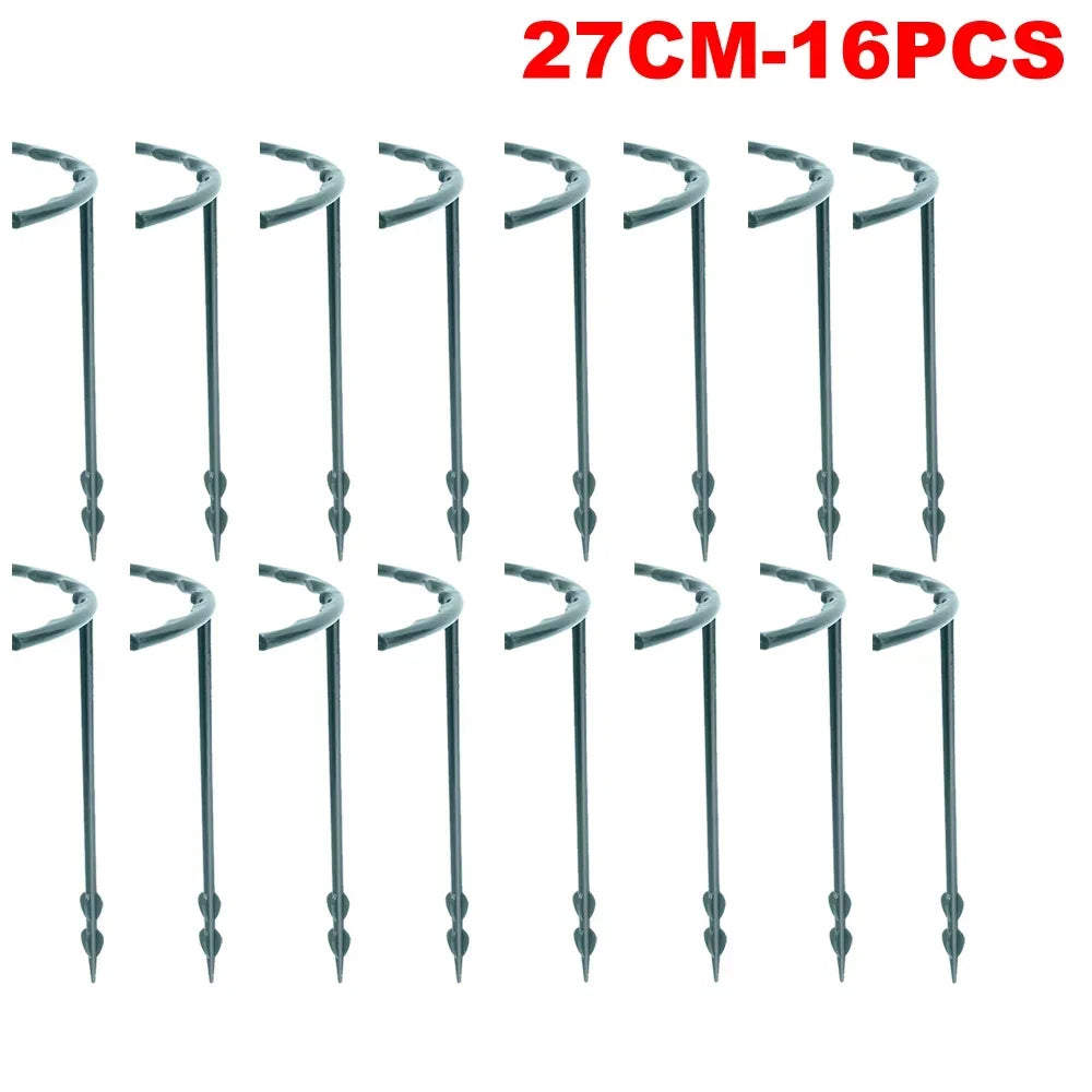 Plastic Plant Support Pile Stand Plant Support Pile for Flowers Greenhouses Arrangement Fixing Rod Holder Garden Tools