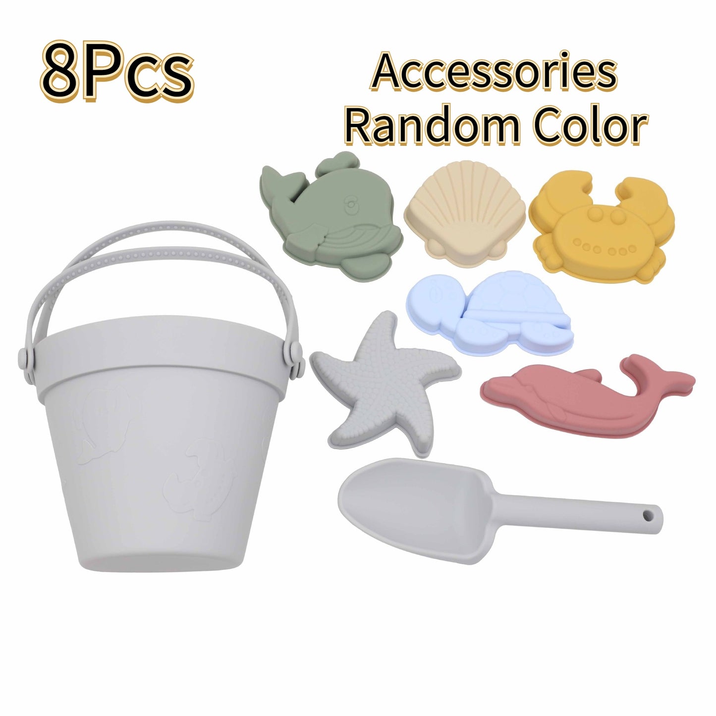 Summer Beach Toy for Kids Soft Silicone Sandbox Set Beach Game Toy for Send Children Beach Play Sand Water Play Tools beach cart