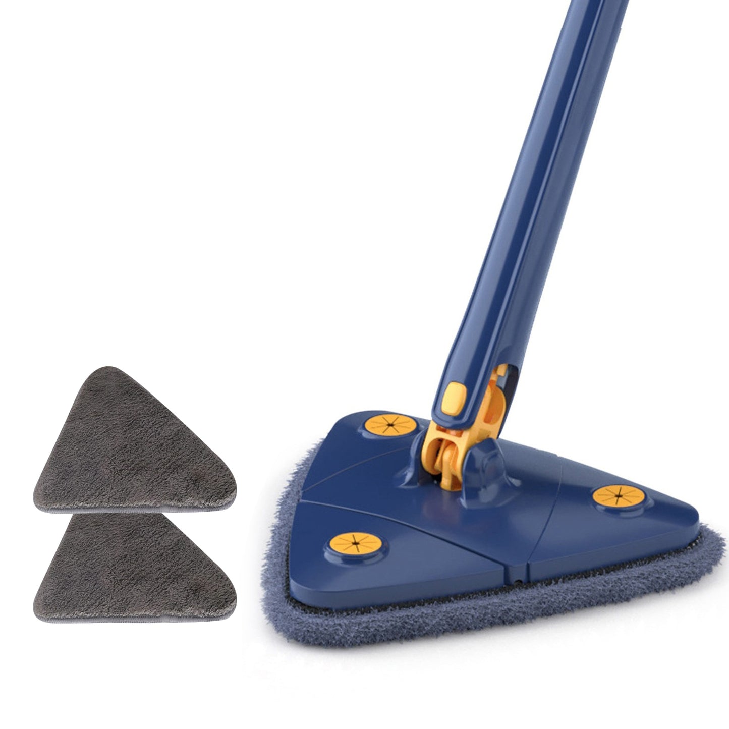 Triangle Mop 360 Rotatable Extendable Adjustable 110 Cm Cleaning Mop For Tub Tile Floor Wall Cleaning Mop Deep Cleaning Mop