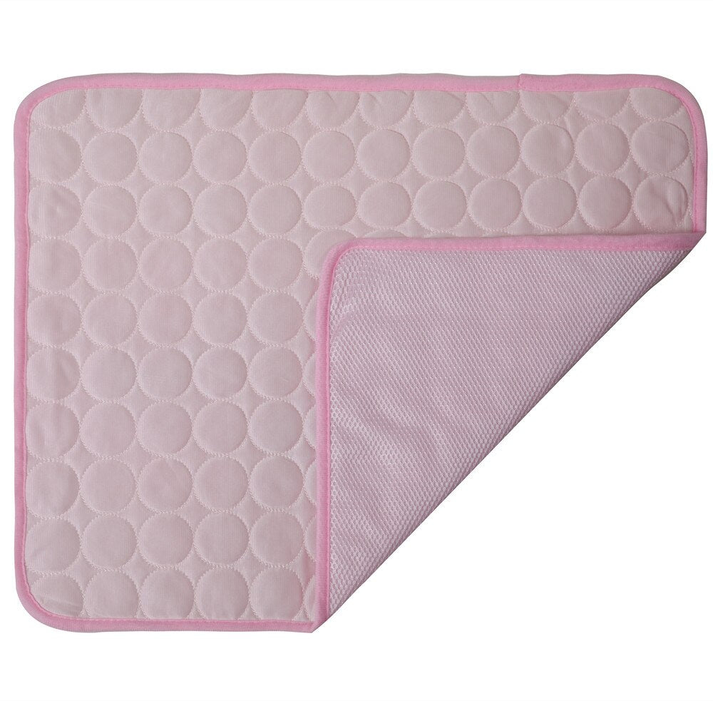 Pet Ice Mat Summer Ventilated Pet Mat Dog Mat Cat Cooling Mat Pet Supplies Pet Cooling Supplies Large and Small Pet Mat