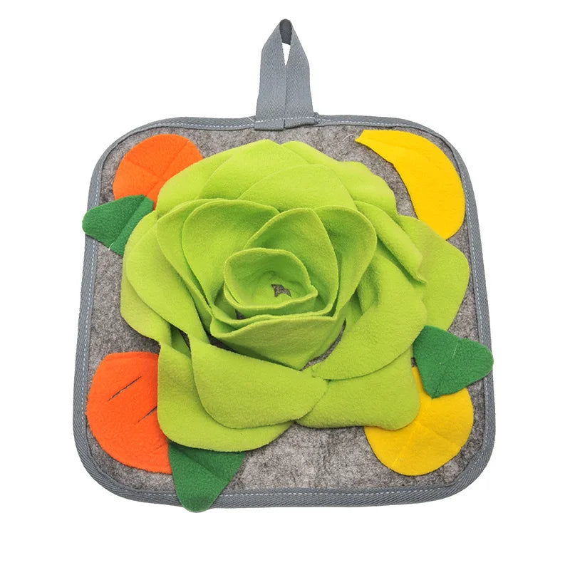 Pet Snuffle Mat For Dogs Rabbit Pet Feeding Foraging Trainingpad Bunny Blanket Toys Puzzle Dogs Toy Noseslow Dispenser Rabbits
