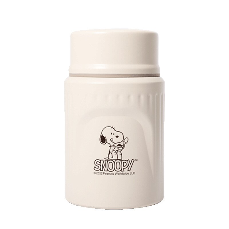Kawaii Snoopy Cute Cartoon Lunch Box Four-Piece Lunch Box Multi-Layer Microwaveable Heating Warming Lunch Box Toys for Girls